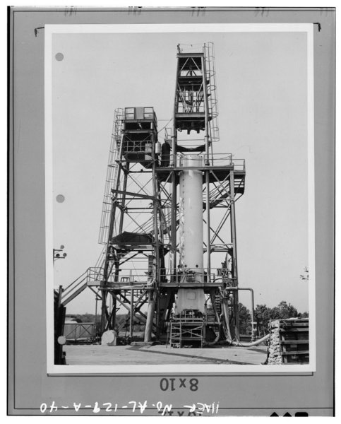 MSFC Redstone Rocket Test Stand