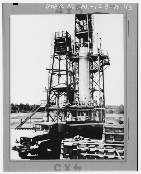 MSFC Redstone Rocket Test Stand