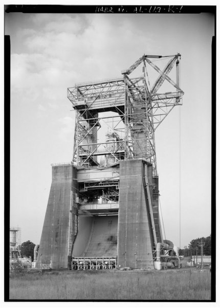 MSFC Saturn 1 C Static Test Facility