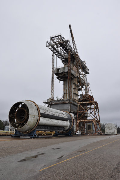 MSFC Saturn 1 C Static Test Facility