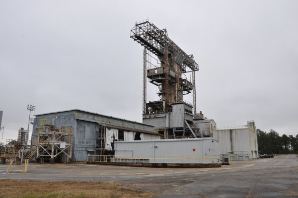 MSFC Saturn 1 C Static Test Facility