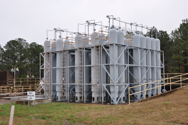 MSFC Saturn 1 C Static Test Facility