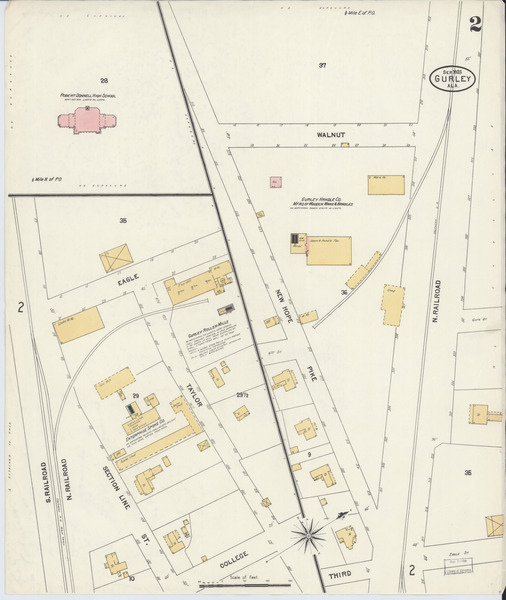 Sanborn Map, Gurley, 1903 - Gurley-1903, Pg 2