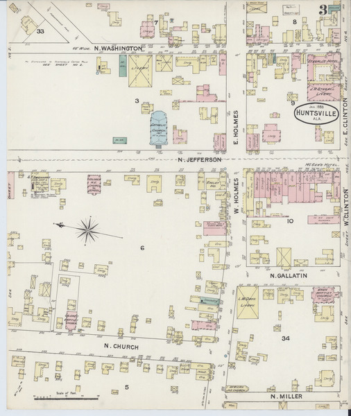 Sanborn Map, Huntsville, 1888 - Huntsville-1888, Pg 3