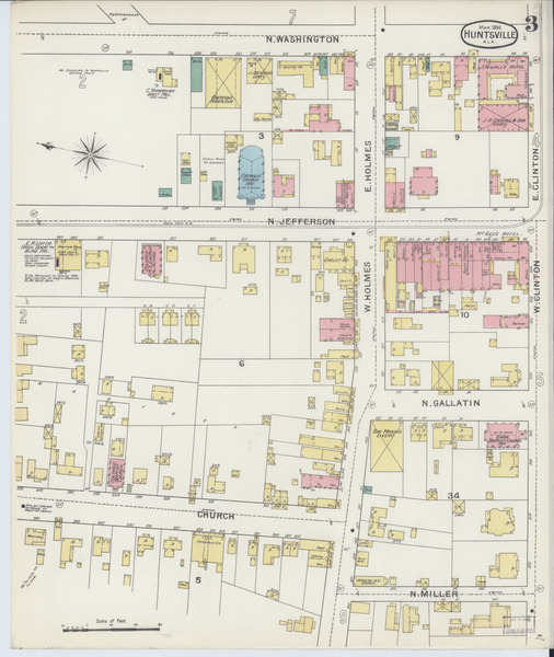 Sanborn Map, Huntsville, 1894 - Huntsville-1894, Pg 3