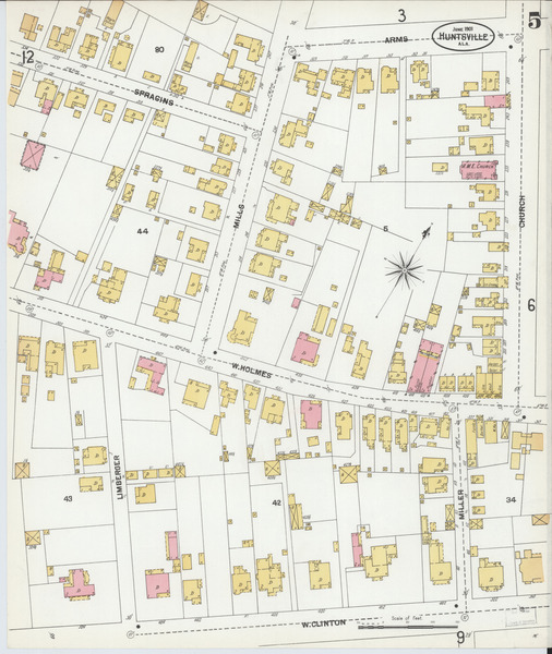 Sanborn Map, Huntsville, 1901 - Huntsville-1901, Pg 5
