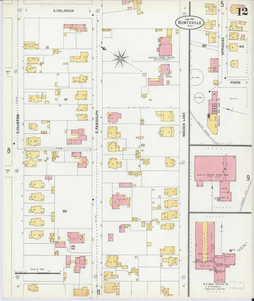 Sanborn Map, Huntsville, 1901 - Huntsville-1901, Pg 12