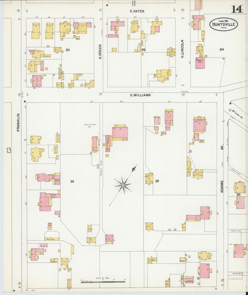 Sanborn Map, Huntsville, 1901 - Huntsville-1901, Pg 14