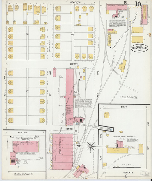 Sanborn Map, Huntsville, 1901 - Huntsville-1901, Pg 16