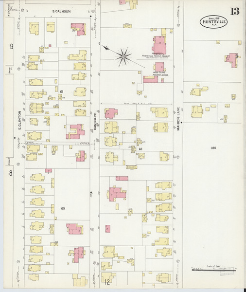 Sanborn Map, Huntsville, 1908 - Huntsville-1908, Pg 13