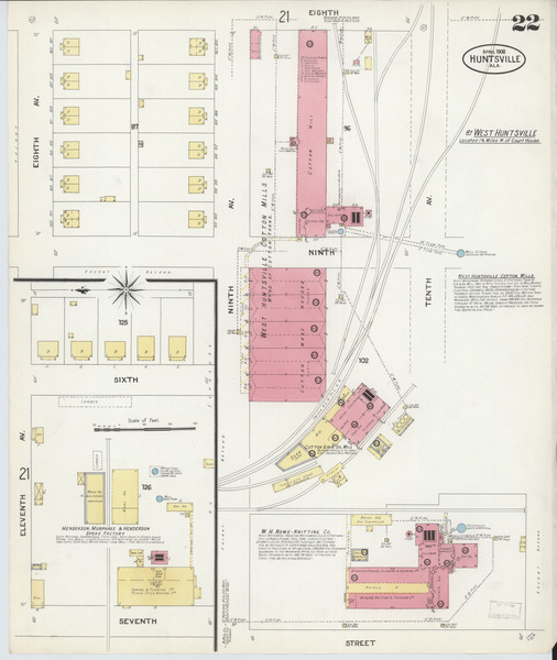 Sanborn Map, Huntsville, 1908 - Huntsville-1908, Pg 22