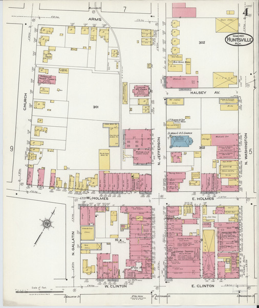 Sanborn Map, Huntsville, 1921 - Huntsville-1921, Pg 4