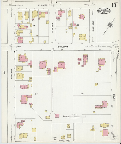 Sanborn Map, Huntsville, 1921 - Huntsville-1921, Pg 13