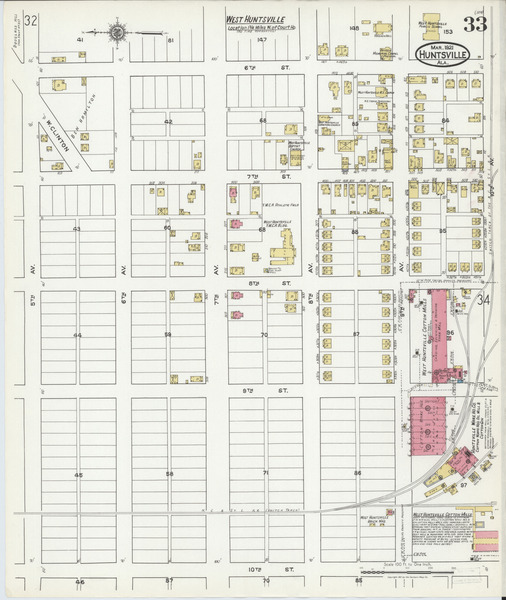 Sanborn Map, Huntsville, 1921 - Huntsville-1921, Pg 33