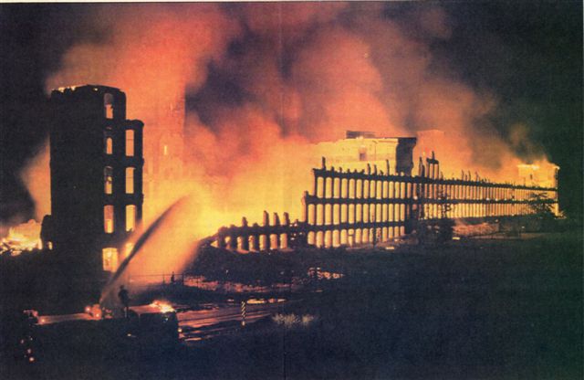 Dallas Mill on Fire