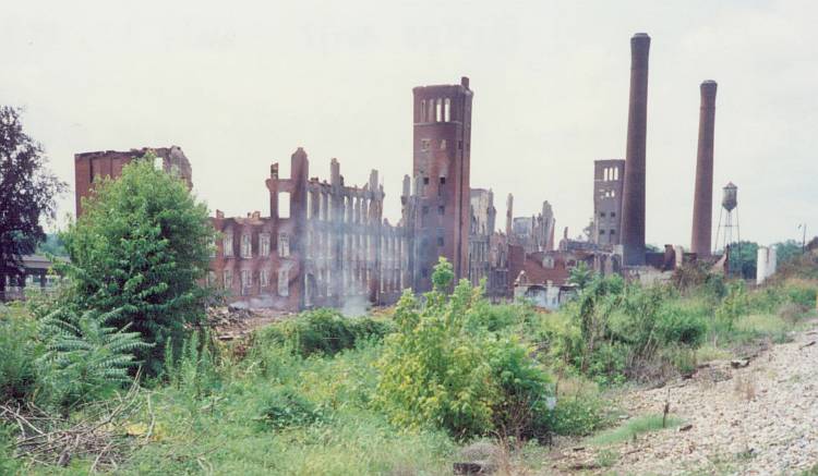Dallas Mill after the fire