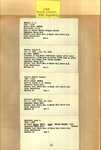 List - Maple Hill Cemetery - Davis,; Harris, J. B.; Harris, Lillie M.; Harris, Martha Rodgers; Hatfield, Evelyn C.; Hatfield, John H.; Talley,; White, - Series 4, Subseries A, Box 6, Item 23 (37591)