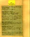 List - Maple Hill Cemetery - Erskine, Susan Catherine Russel; Moore, Lorinda; Russel, Albert; Russel, Martha; Weakley, Ellen; Weakley, Harvey B.; Wilkenson, A. Erskine; Wilkenson, A. L.; Wilkenson, Laura E.; Wilkenson, Maria H. - Series 4, Subseries A, Box 6, Item 24 (37620)