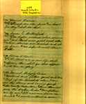 List - Maple Hill Cemetery - Cruse, Samuel Ridgely; Fariss, Harriet; Nowlin, Elvira A.; Rutherford, Susan E. - Series 4, Subseries A, Box 6, Item 24 (37627)