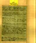 List - Maple Hill Cemetery - Cruse, Mary; Lay, John Fitzhugh; Logemann, Christel; Scruggs, Emma; Shanklin, Lucy Ann - Series 4, Subseries A, Box 6, Item 24 (37631)