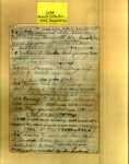 List - Maple Hill Cemetery - Clarke, William A.; Irby, Edmund; McClung, Ann Parsons; McClung, James White; Robinson, Earnest C.; Robinson, James, Major; Robinson, Sarah C.; Sawrie, Idella K.; Sawrie, W. D., Rev.; White, A. J. - Series 4, Subseries A, Box 6, Item 24 (37710)