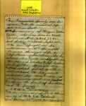 List - Maple Hill Cemetery - Caldwell, David Thomas; Caldwell, E. G.; Caldwell, I. M.; Eason, William, Major - Series 4, Subseries A, Box 6, Item 24 (37731)