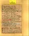 List - Maple Hill Cemetery - Braley, Alberta Gibson; Braly, Alfred R.; Camper, Marie B.; Camper, Robert E.; Childress, John F.; Childress, Pearle B.; Dodson, Dollie L.; Gibson, Scott; Griffin, Lewise Madewell; Hamner, Edna Hooper; Hamner, Valcus William; Mitchell, Anthony John; Mitchell, Lena; Mitchell, Mary Rachel; Orgain, Mayme Stovall; Orgain, Walter Tate - Series 4, Subseries A, Box 6, Item 25 (37747)