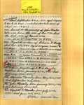 List - Maple Hill Cemetery - Barker, R.; Hopkins, A. F.; Hopkins, Virginia; Hopkns, Pamelia; Hunter, John; Moseley, Elizabeth C.; Moseley, John; Moseley, Pamelia; Posey, Elizabeth; Posey, Phares T, - Series 4, Subseries A, Box 6, Item 25 (37801)