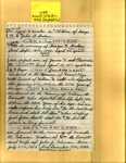 List - Maple Hill Cemetery - Coleman, Amanda M.; Coleman, John J.; Dennett, William B.; Graham, Clarindia M.; Graham, George H.; Graham, James W.; Graham, Julia A.; Webb, Hariet Eliza; Webb, William H. - Series 4, Subseries A, Box 6, Item 25 (37813)