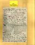 List - Maple Hill Cemetery - Fenney, John Marks; Fenney, Martha Ann; Fenney, Robert; O'Neal, Ann Eliza; O'Neal, Frances Anne; O'Neal, Mary A.; Weaver, Cora; Weaver, Joseph; Weaver, Virginia; Weaver, William - Series 4, Subseries A, Box 6, Item 25 (37816)
