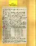 List - Maple Hill Cemetery - Bathes, Goldstein W.; Bathes, Mary Bettie; Confederate Graves; Mock, Hattie; Mock, J. A.; Patteson, Narcissa; Scruggs, Frank M.; Scruggs, J. Waddy; Sweinhart, Alida; Sweinhart, S. F. - Series 4, Subseries A, Box 6, Item 25 (37839)