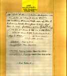 List - Maple Hill Cemetery - Burrow, Leslie R.; Wade, Dianna; Wade, Thomas E.; Wade, William Francis - Series 4, Subseries A, Box 6, Item 26 (37877)