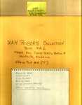 Cover - Maple Hill Cemetery - Woodruff, Fannie Mae - Series 4, Subseries A, Box 6, Item 30 (64076)