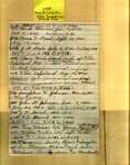 List - Maple Hill Cemetery - Cole, Wylie Willis; Copeland, Ollie; Fearn, Berenice Shelby; Fearn, Thomas, Dr.; Gooch, J. M.; Gooch, V. S.; Hildebrand, Clara; Johnson, John R.; Johnson, Josephine H.; Monroe, Claude; Poole, Clara V.; Poole, J. R.; Shelby, Sallie Bledsoe; Young, Vassar Cole - Series 4, Subseries A, Box 6, Item 30 (64119)