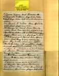 List - Maple Hill Cemetery - Clements, Francis B.; Clements, Lorna Wynn; Fenner, Gussie; Fenner, Sarah E.; Metcalfe, Mayble Humphrey; Ward, Flemming D.; Ward, George W.; Wilson, Sarah F. - Series 4, Subseries A, Box 6, Item 31 (64142)