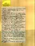 List - Maple Hill Cemetery - Carroll, Bell Hall; Hall, Margaret M.; Little, D. T.; Maples, Lucy Little; Martin, Catherine E.; Martin, Charles T.; Martin, Clara O.; Orgain,; Orgain, Oscar; Orgain, Robert Marvin, Jr.; Paul, G. A.; Williams, Ann H.; Williams, Robert E.; Williams, Roger P. - Series 4, Subseries A, Box 6, Item 31 (64160)