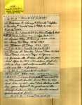 List - Maple Hill Cemetery - Cheney, Francis E.; Fears, Jimmie B.; Fleming, Louise Hay; Hay, Inez W.; Hay, Thomas P.; Jackson,; Morton, Thomas R.; Smith, Margaret - Series 4, Subseries A, Box 6, Item 31 (64165)