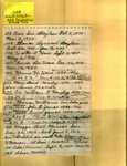 List - Maple Hill Cemetery - Bayless, Onie Sue; Bayless, Thomas Lynwood; Hensley, Mary Bird; Hensley, William T., Dr.; Jamar, Eunice; Jamar, John Q.; Monroe, Ada; Monroe, Maggie Ruth; Ware, Annie Lee; Ware, Kennie W.; Ware, Walter A.; Williams, Thomas - Series 4, Subseries A, Box 6, Item 31 (64167)