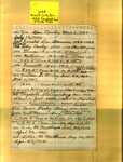 List - Maple Hill Cemetery - , Emmett; , Katherine; , Thomas; Baucom, Donald Lee; Cowley, Tokey; Cowley, William Ben; Matthews, Lillie M.; Matthews, Wiley M.; McCoy, William D.; O'Neal,; Schaudies,; Smith,; Stoltzenberg, Elizabeth; Strong, Carrie Farley; Strong, Will Macon - Series 4, Subseries A, Box 6, Item 34 (64263)