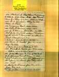 List - Maple Hill Cemetery - Barnes, H. D.; Barnes, Josey; Barnes, L. H.; Harris, J. T.; Harris, Ollie E.; Jackson, D. A.; Matthews, Robert S.; Miller, Frank A., Jr.; Neil, Virginia; Voekel, Edwin A.; Williams, Billy - Series 4, Subseries A, Box 6, Item 34 (64264)