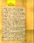 List - Maple Hill Cemetery - Burwell, James Henry; Burwell, Sue Kelly; Humphrey, Mattie B.; Humphrey, William J.; McGehee, Stephen; McGehee, Taylor; Moore, Olivia Humphrey; Orr, Clara Lucile; Smith, Virginia Vining - Series 4, Subseries A, Box 6, Item 36 (64340)