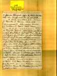 List - Maple Hill Cemetery - Edwards, James; Maddox, Hence M.; Maddox. Eula Vann; Moore, Martha E.; Moore, William C.; Steelman, Leander C.; Steelman, Mollie R.; Watson, Quintus V.; Woods, Myrtle - Series 4, Subseries A, Box 6, Item 36 (64353)