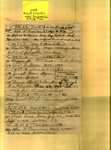 List - Maple Hill Cemetery - Byron, Jewell Dean; Crownover, Allen T.; Denton, Annie Ruth; Denton, Eva; Denton, Toney; Doss, Clyde; Green, John, D.; Green?, Maggie B.; Jolley, Charlie M.; Moore, Robert H. - Series 4, Subseries A, Box 6, Item 36 (64386)